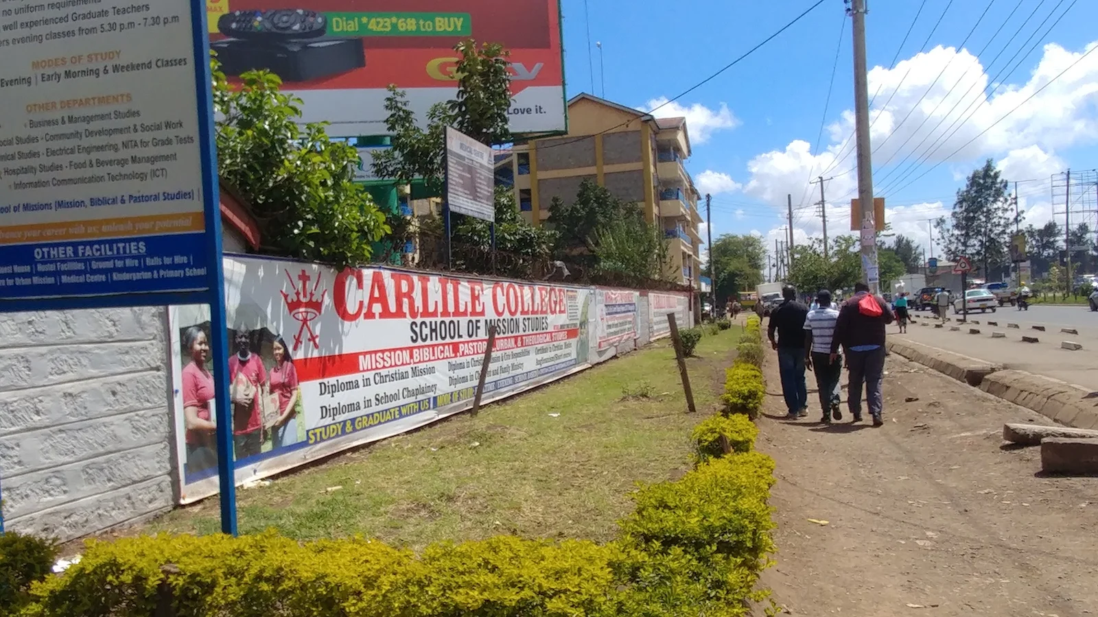It might not look like much, but Carlile College in Nairobi, Kenya has an excellent reputation for training clergy and evangelists.