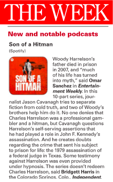 Son of a Hitman Podcast Creator Host Jason Cavanagh