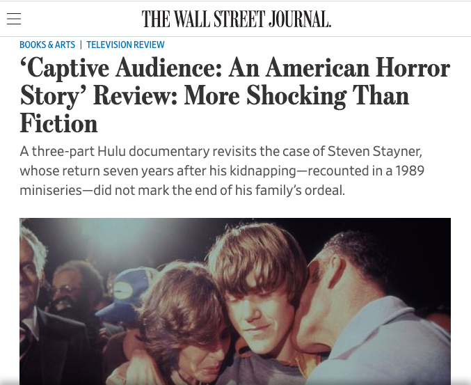 Captive Audience - Wall Street Journal