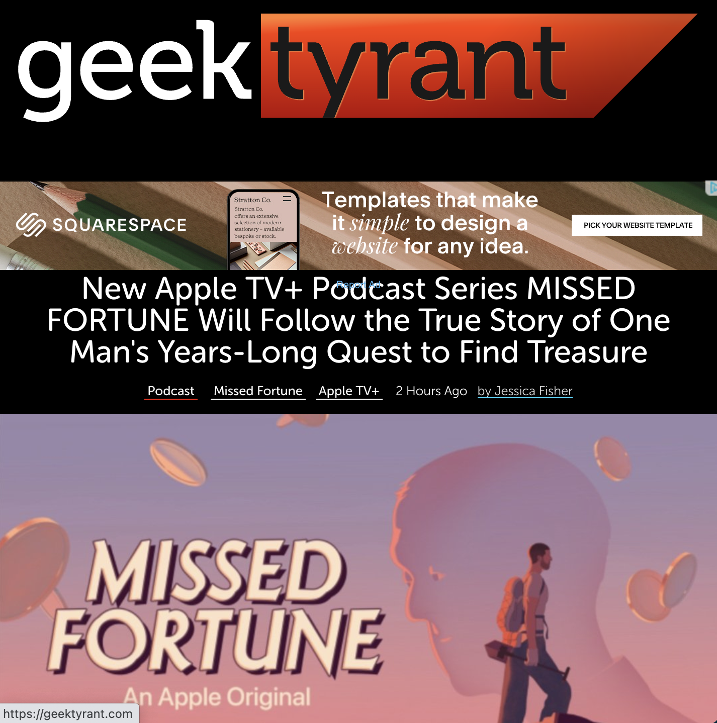Geek Tyrant Missed Fortune Podcast