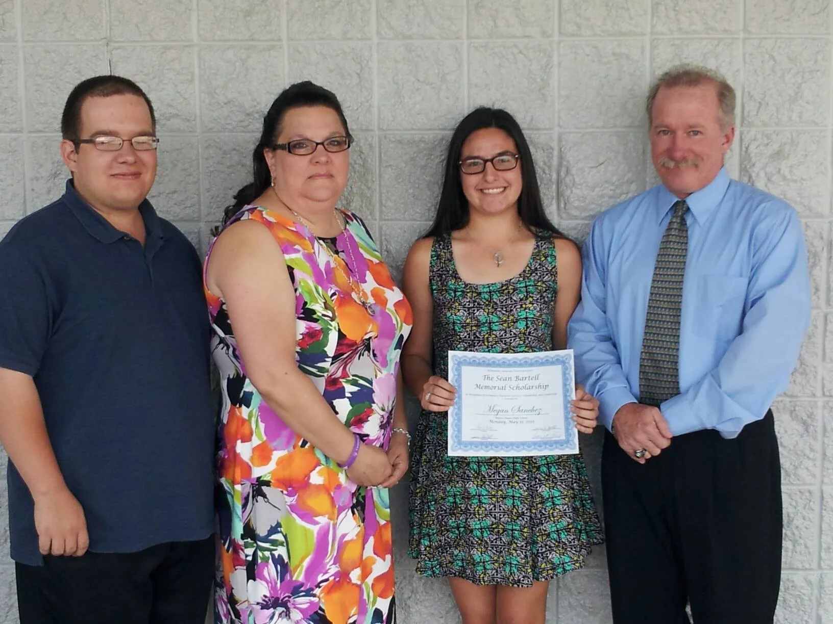 WCHS Megan first receipent.jpg