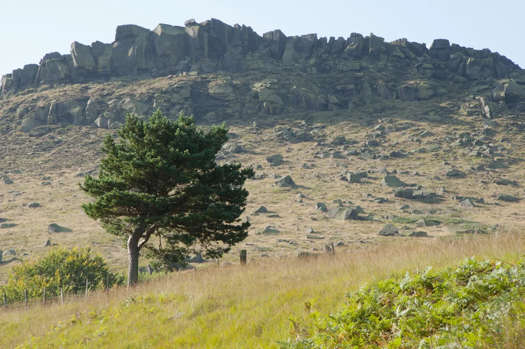 Wimberry Rocks, known locally as "Indians Head”