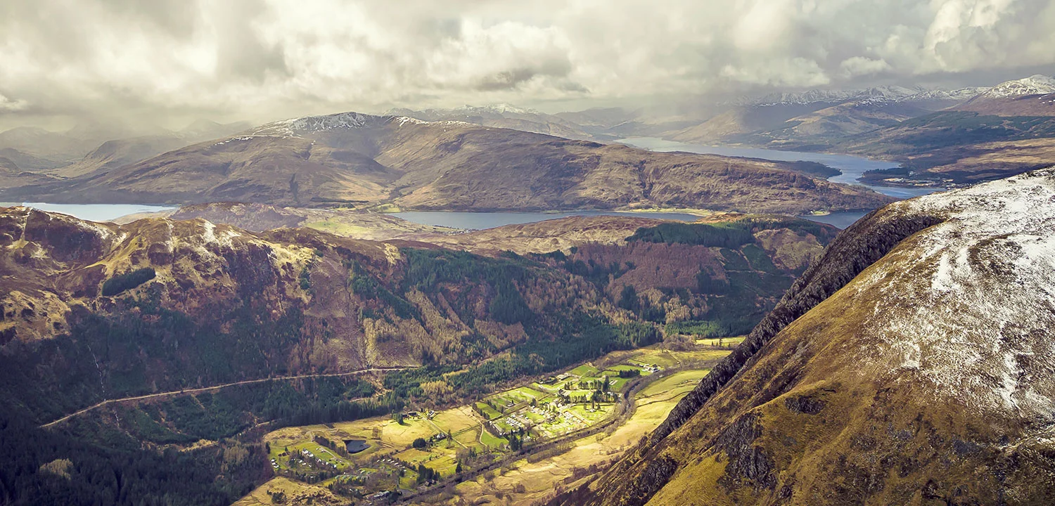 View from Ben Nevis Mountain Track