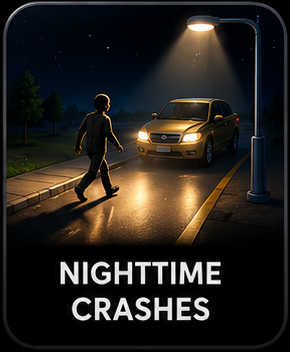 Nighttime crash portfolio