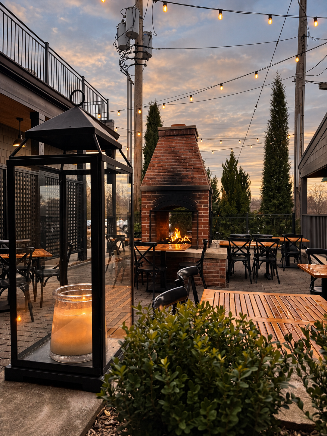 Warm Fireplace Patio at Dusk.png