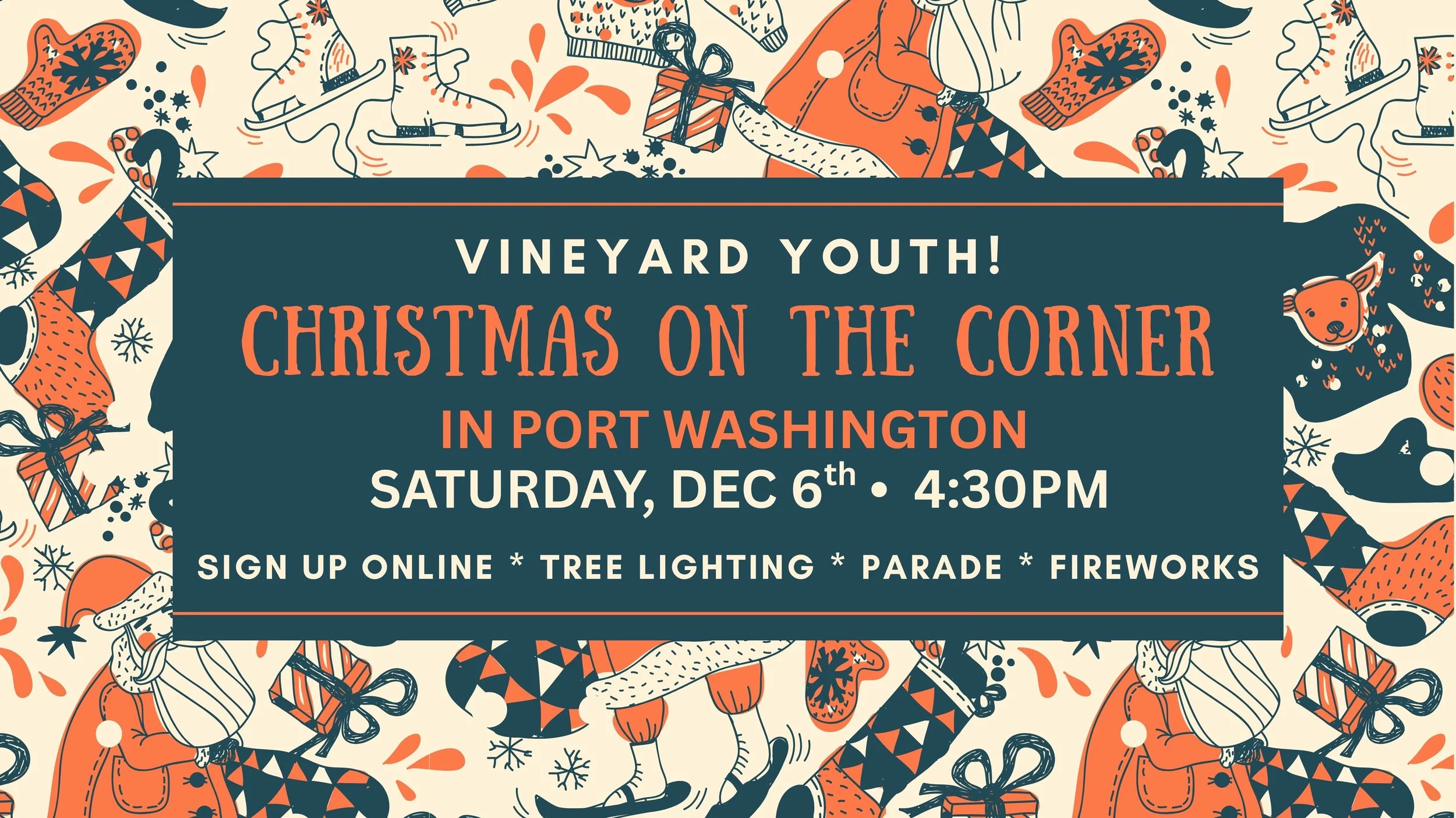 Youth Group Christmas on the Corner 