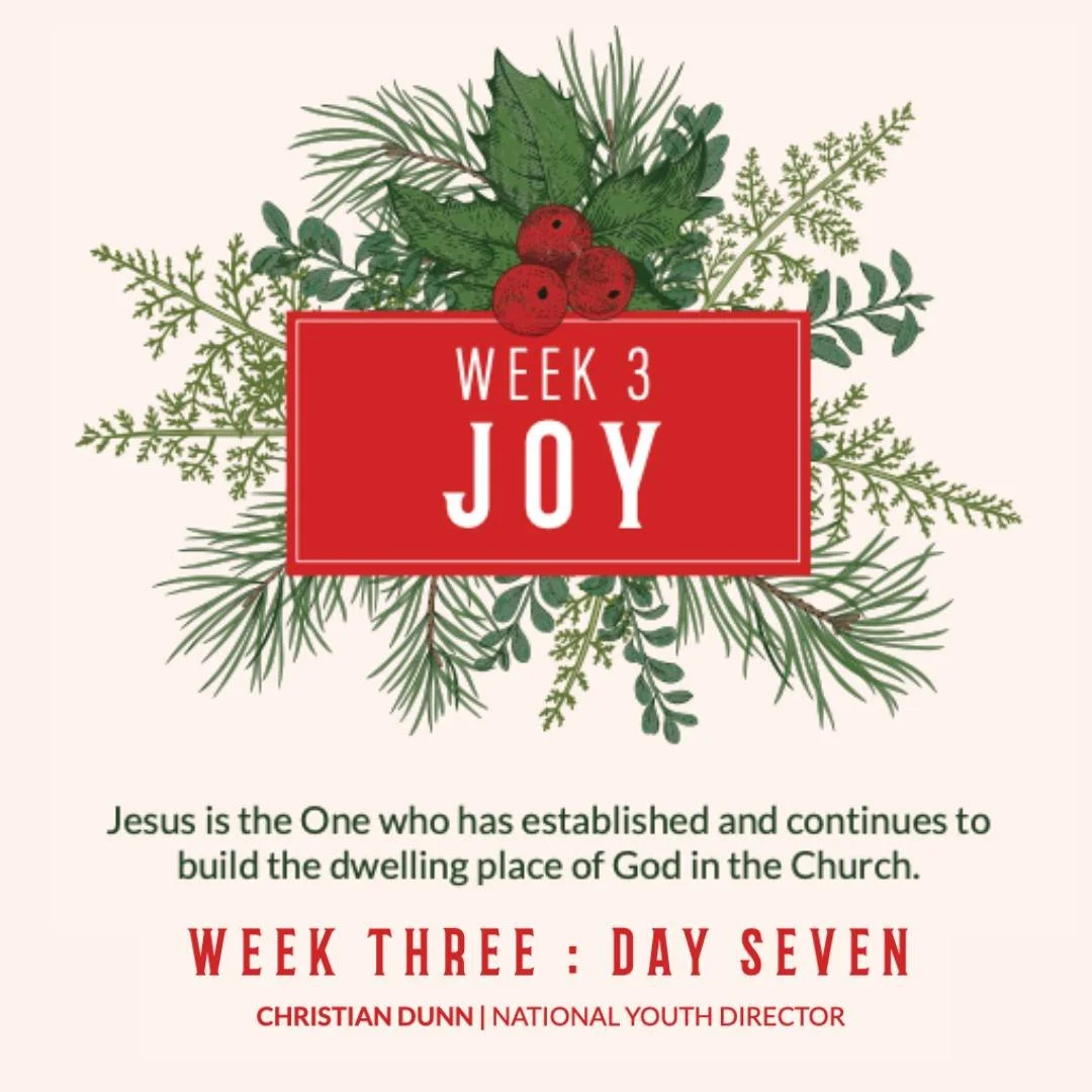 Week 3: Joy - Day 7

This Advent devotional is designed to give a daily space for connection with God as we prepare for the holy day of Christmas! The team at Vineyard USA has compiled this daily devotional with imagery, songs, scripture, and devotio