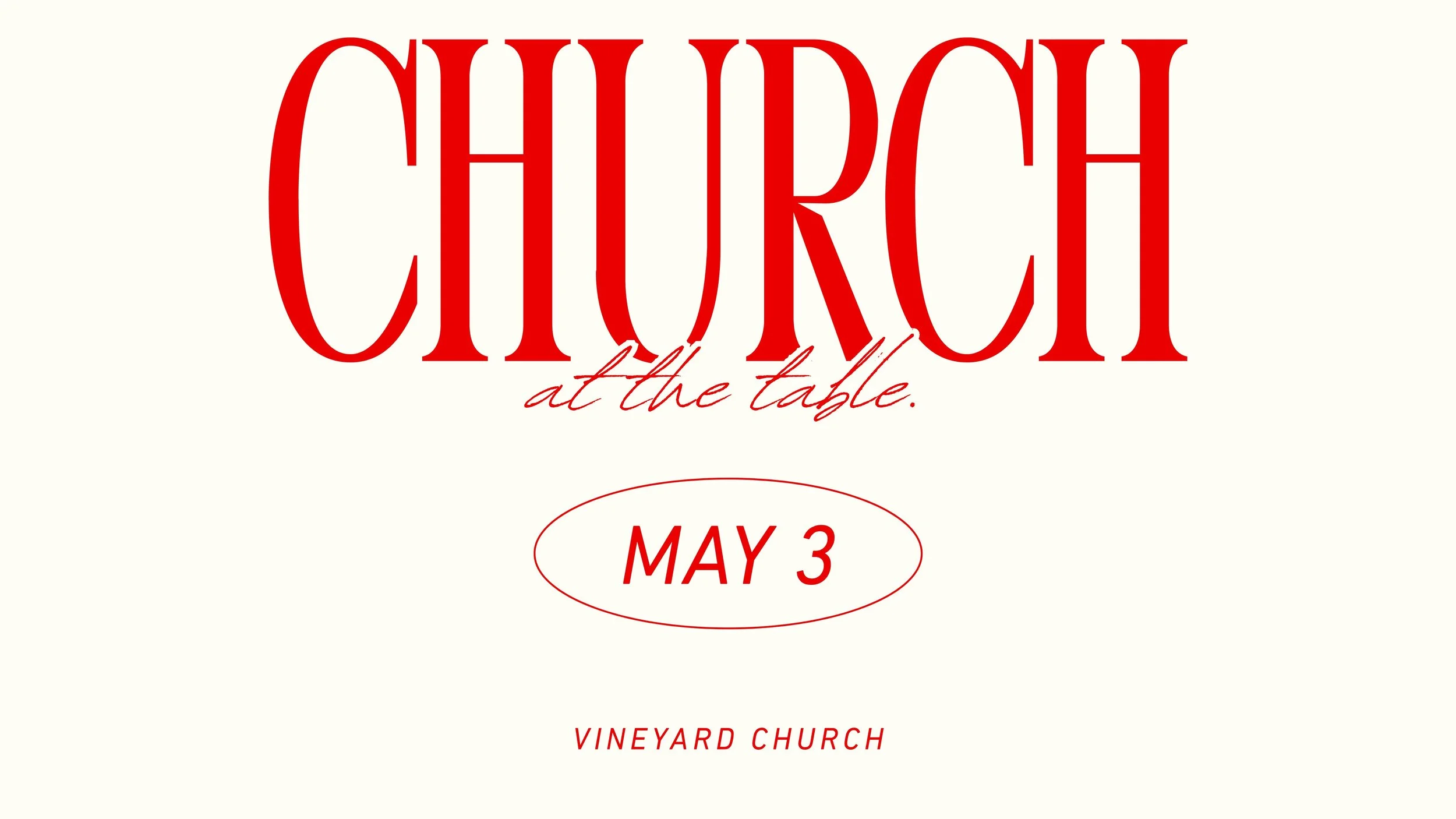 Church at the table and Brunch 