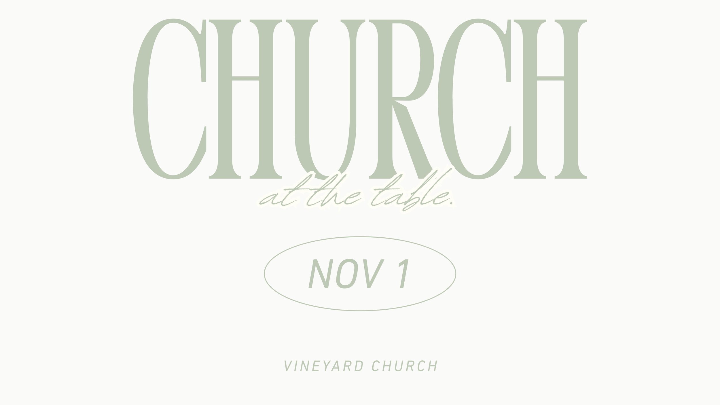 Church at the Table