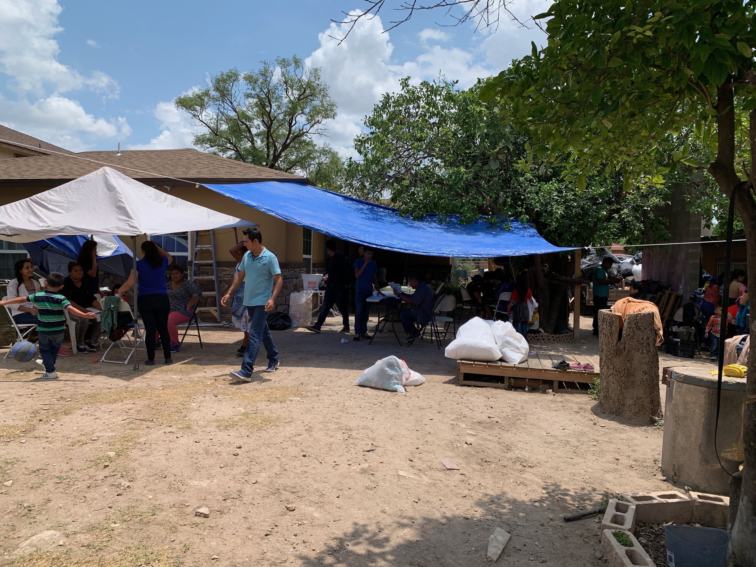 Refugees will wait until they get in contact with their families, and the next day they will be ready to travel to their destination in the U.S.