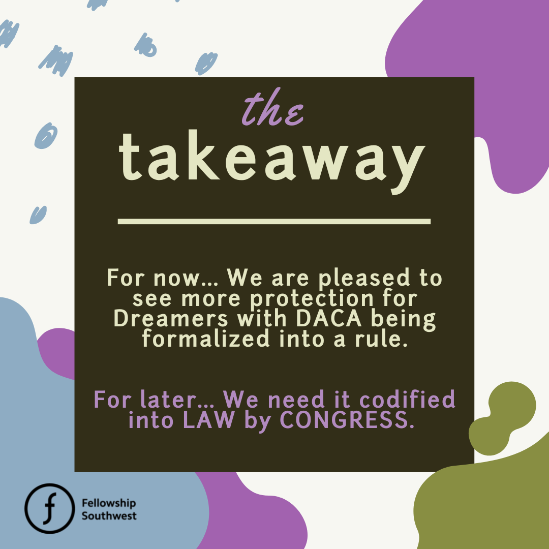 Understanding the new development with DACA