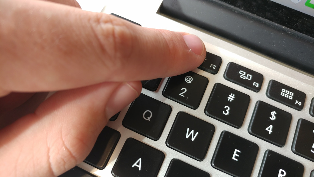 F2 button on a computer