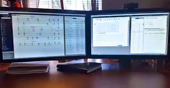 QuickBooks 2018 supports multiple monitors (up to 3)