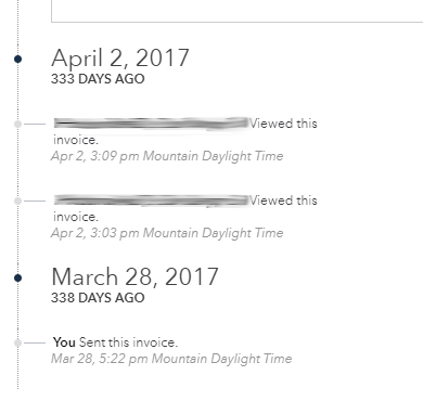Invoice status