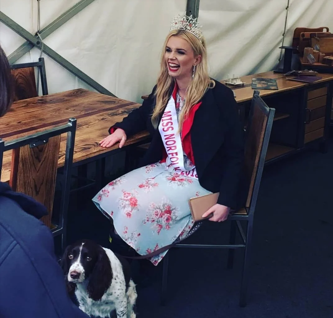 Thank you to Miss Norfolk for coming to see us and taking a closer look at one of our beautiful dining tables.