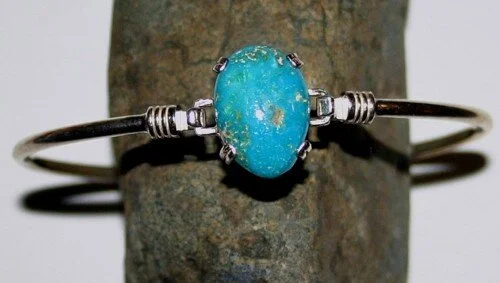 Sky Blue Turquoise from the McGunness mine out of Austin Nevada.