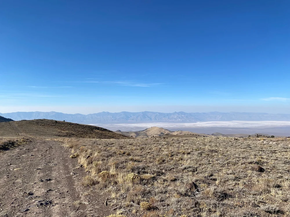  Dixie Valley below in the smoke from our summer fire season. 