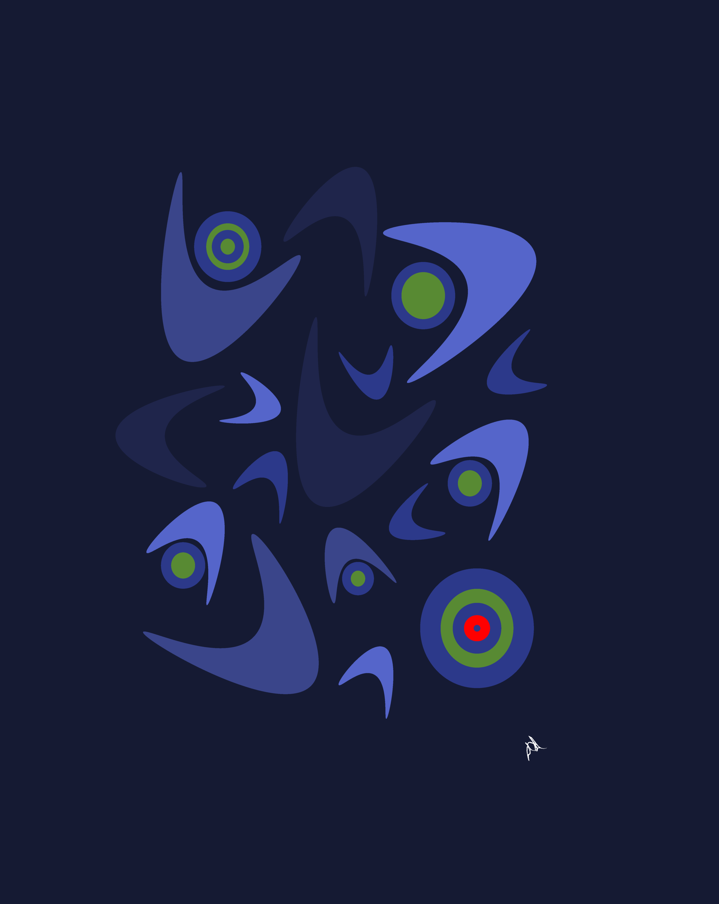 Blue Boomerangs