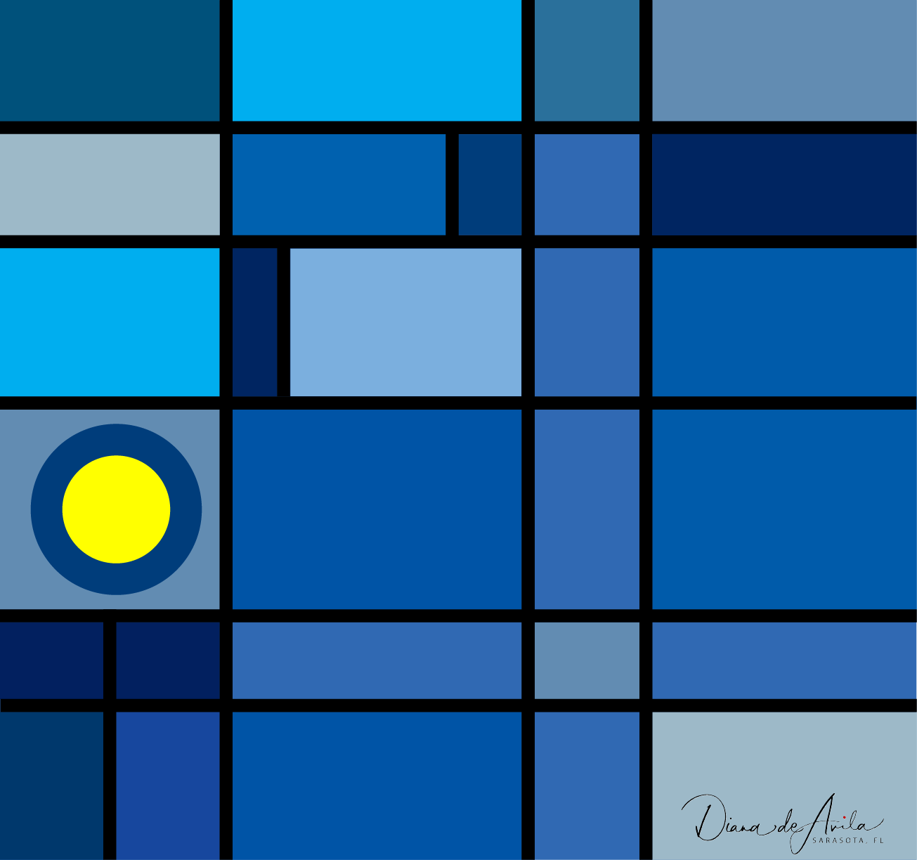 Blocked in Blue
