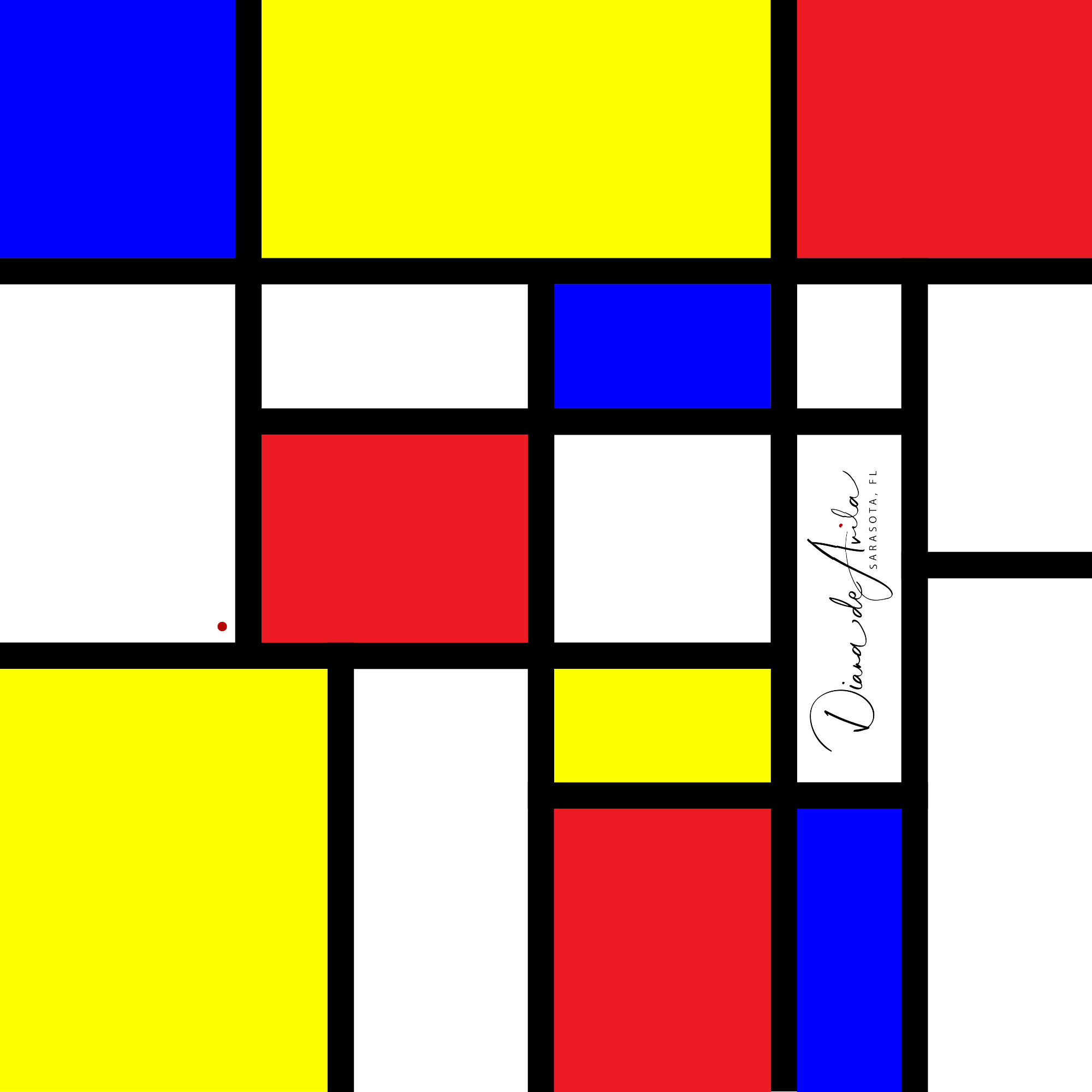 Blocked in the Spirit of Mondrian