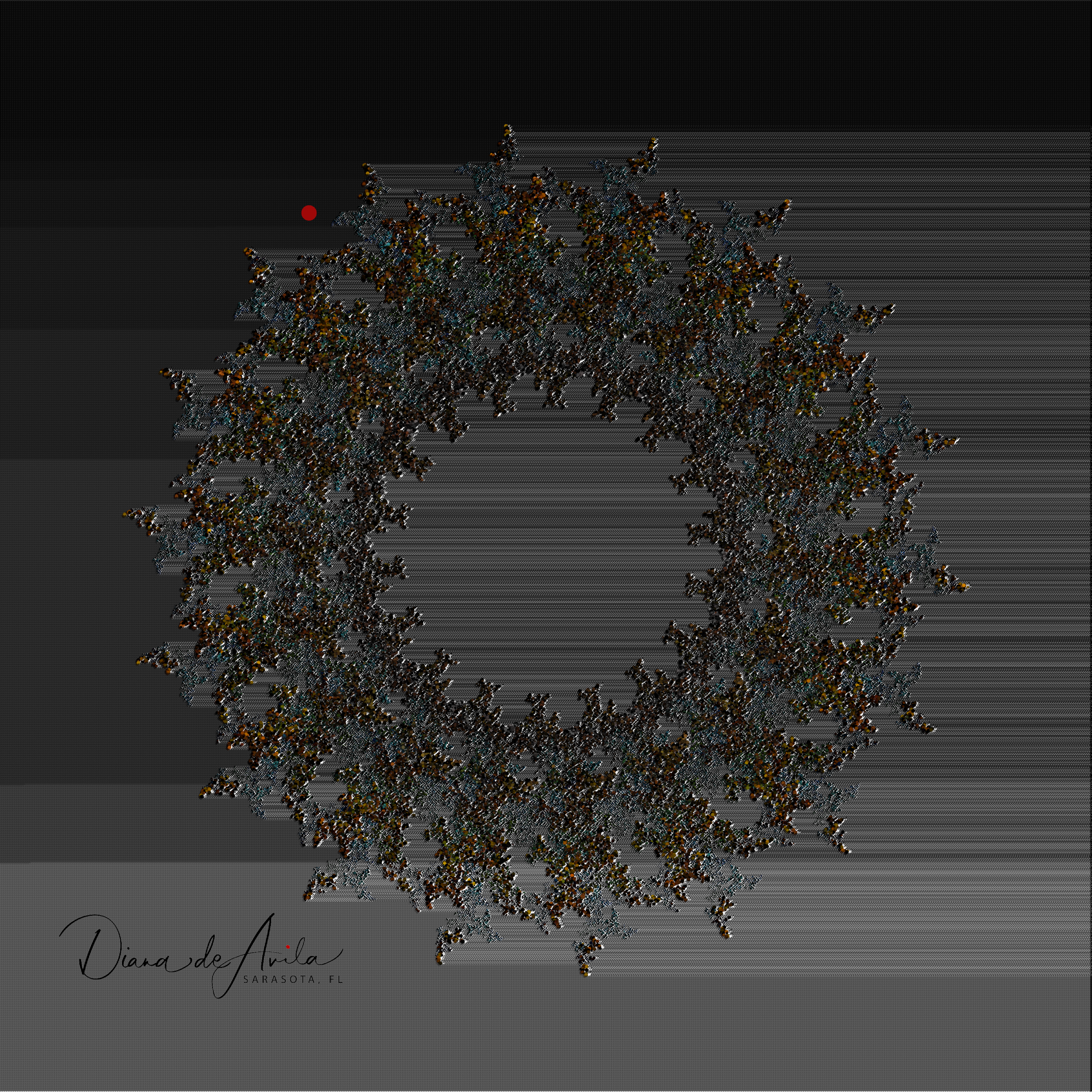 Abstract Wreath
