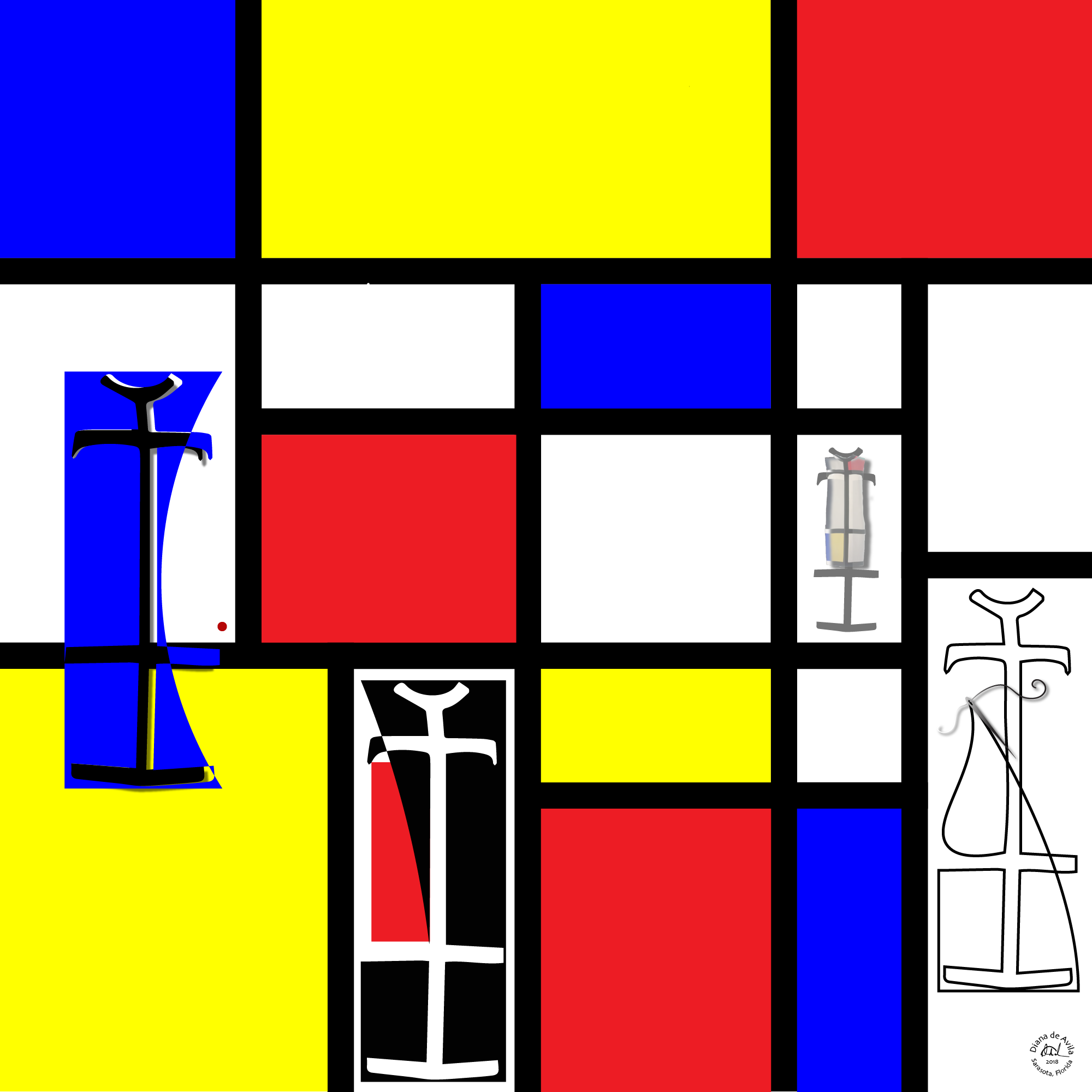 Dressing Mondrian