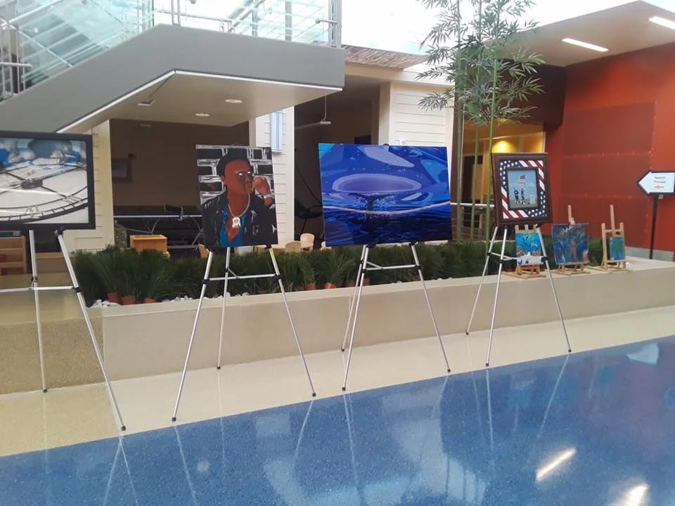 “Majestic” on display at the Tampa Veterans Hospital Spinal Cord Injury / TBI / Polytrauma Unit for the National Veterans Creative Arts Festival