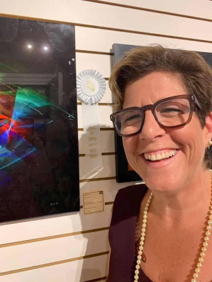 Super big smile because I’m proud of my work AND I realize how much art has saved me and transformed my life. Creating keeps oozing out of me and that the world gets to see that, priceless to me.