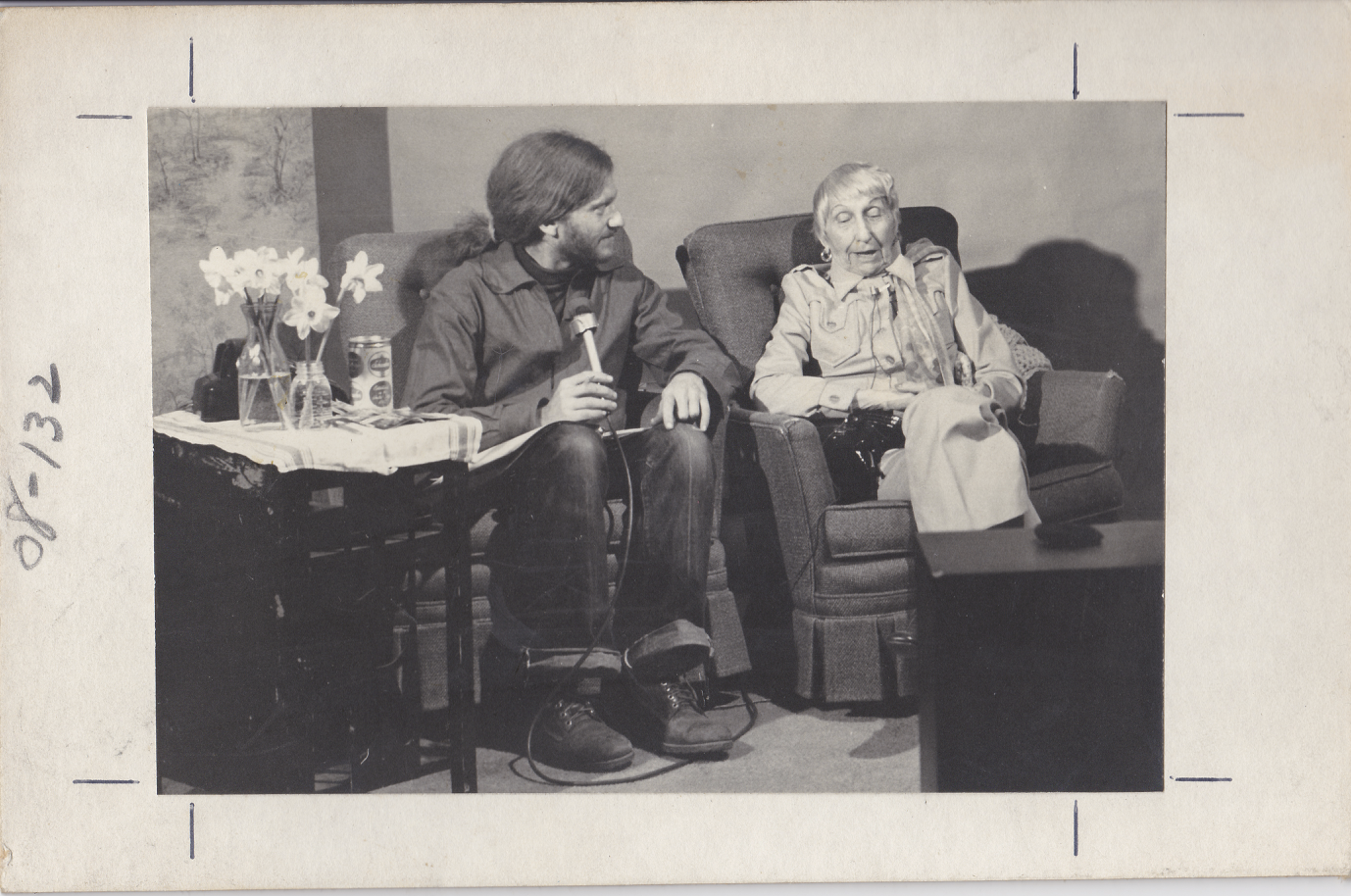 Skip co-hosting Lanesville TV with his 97-year-old grandmother Lucy