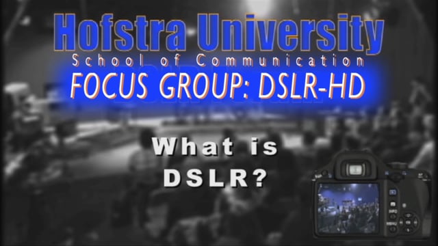 DSLR-HD: What is DSLR?