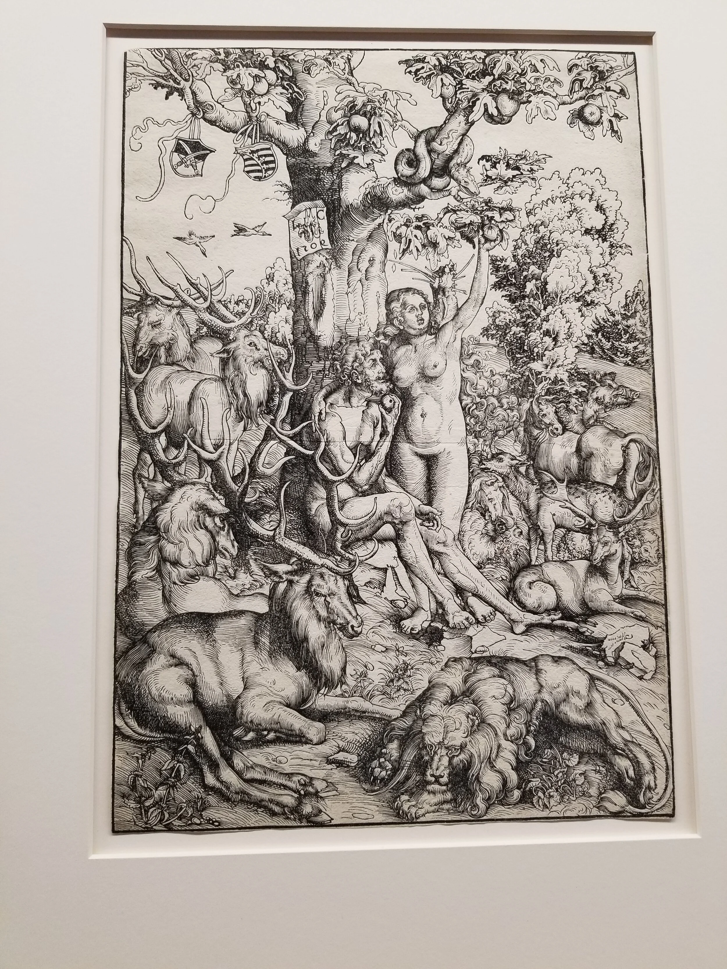 Lucas Cranach the Elder, Adam and Eve, the Fall. 1509
