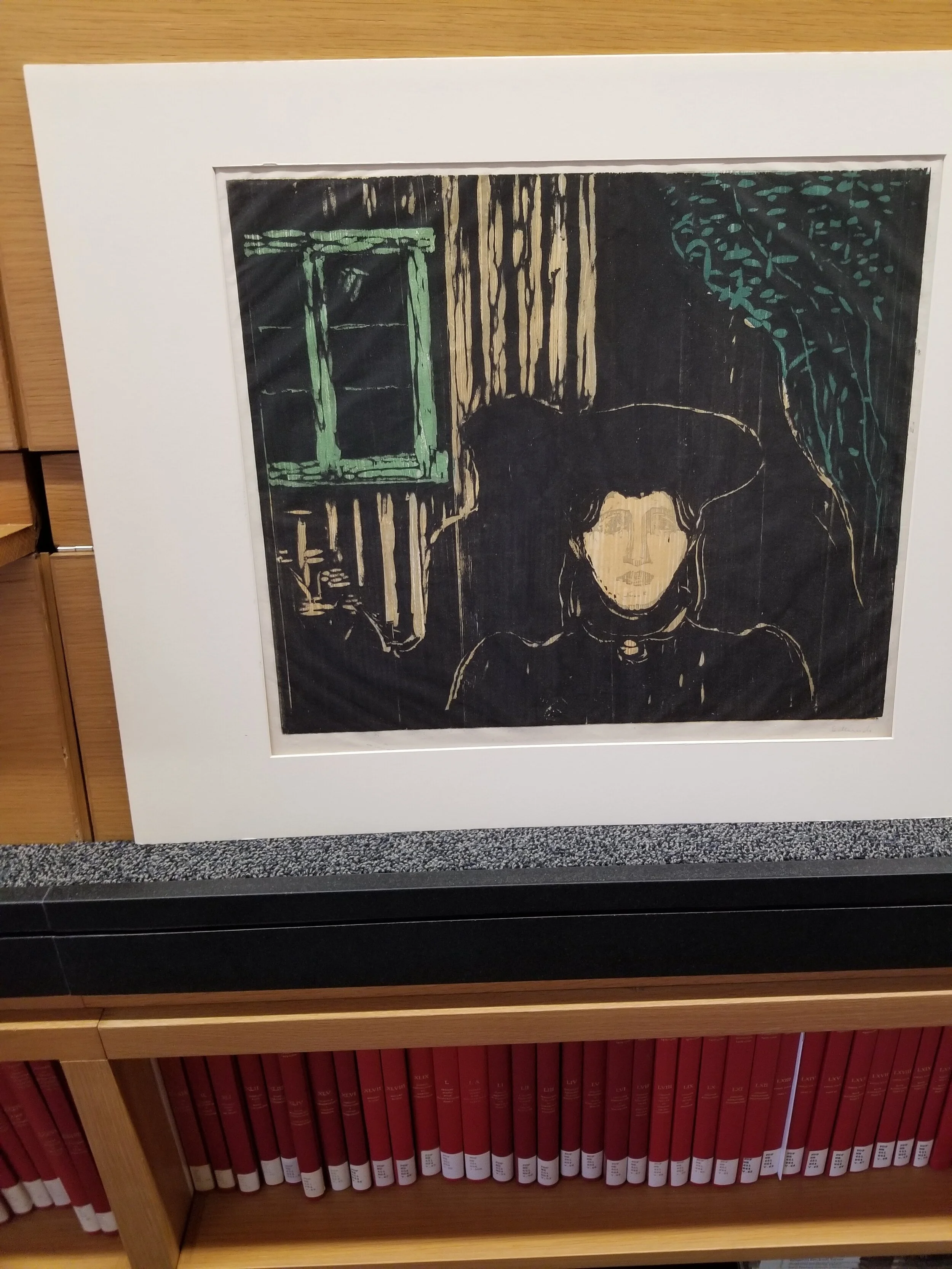 Edvard Munch! Moonlight. Woodcut, 1896