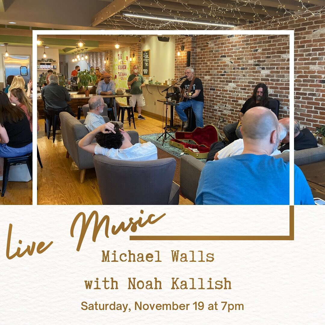 Michael Walls and Noah Kallish will be at Ragamuffins on Saturday at 7pm! Relax with their folk, Americana, and country originals and a good cup of coffee. ☕️🎸