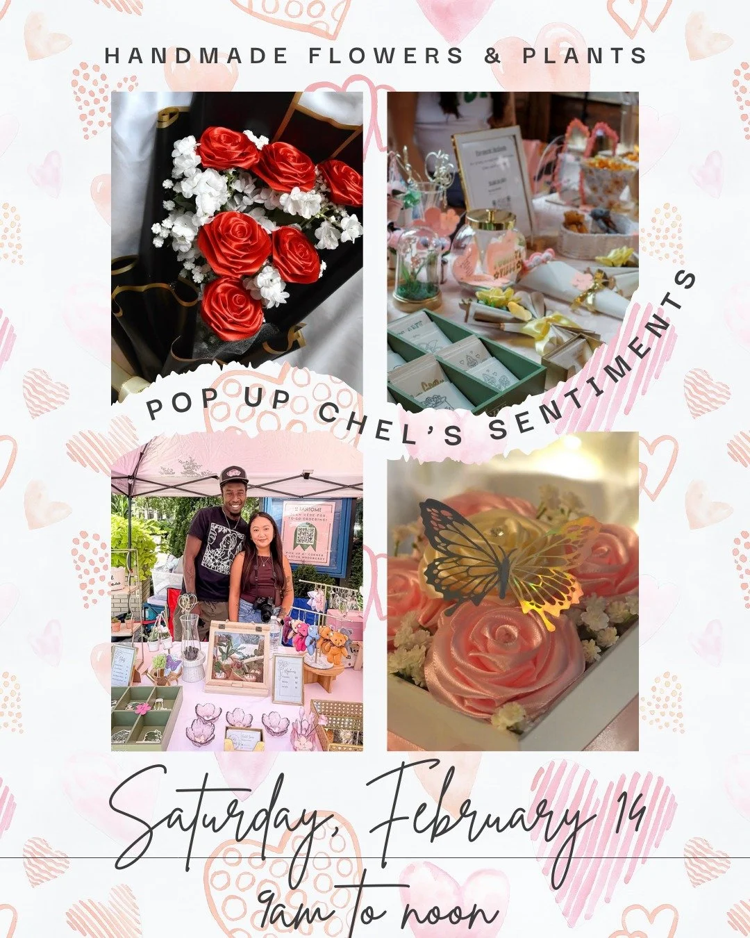 Shop local and get something special for your Valentine! Chel's Sentiments will be at Ragamuffins from 9am to noon with handmade silk flowers and plants! Mikey's Munchies will be popping up from 2pm to 4pm selling delicious Valentine's cookies.