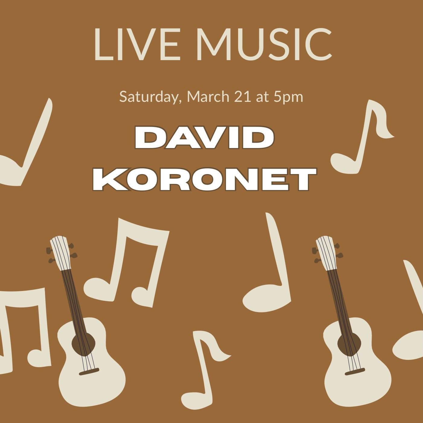 Live Music at Ragamuffins is happening this Saturday at 5pm!