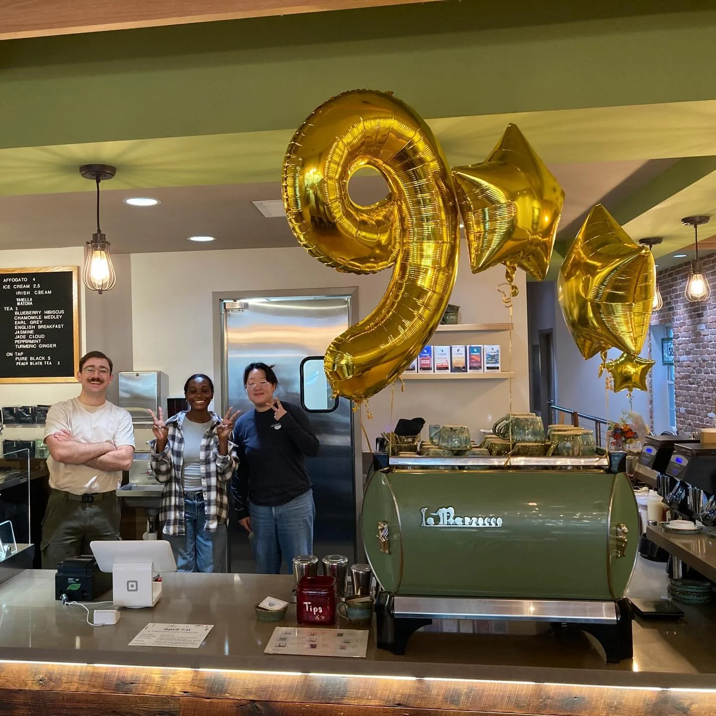 It's the 4th day of celebration week! Receive 50% off your drink today when you wear your Ragamuffins shirt! And....giveaway time! Leave a comment with your favorite Ragamuffins drink, and one comment will be selected as the winner! 🤗🥳