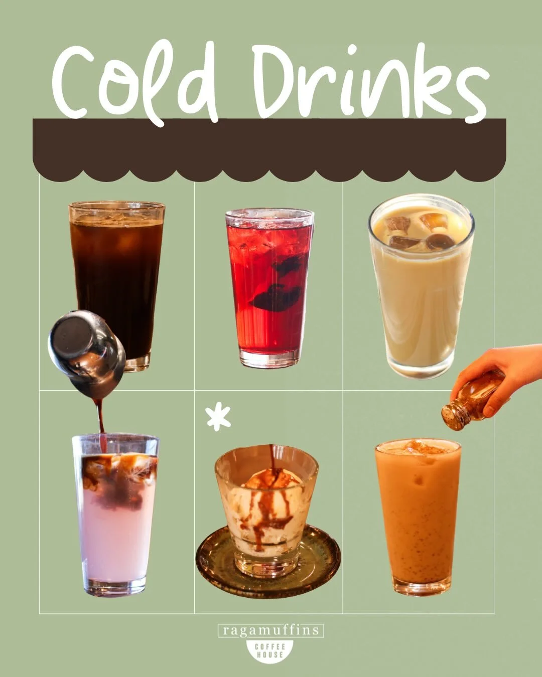Upcoming warm weather calls for iced drinks and cold treats! Scroll through to learn more about what we offer 😎☀️🧊