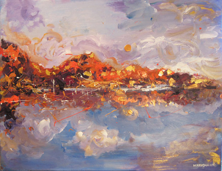 Bright flows the River