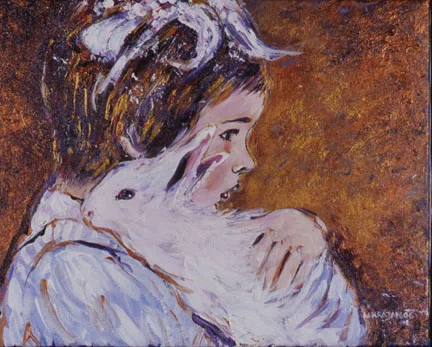 Girl with Bunny