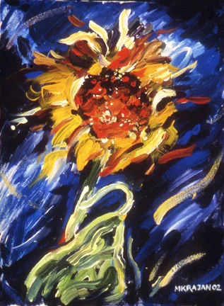 My first sunflower (SOLD)