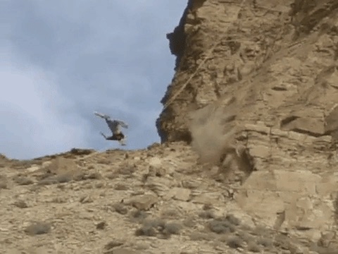 Assisted Fall from Cliff