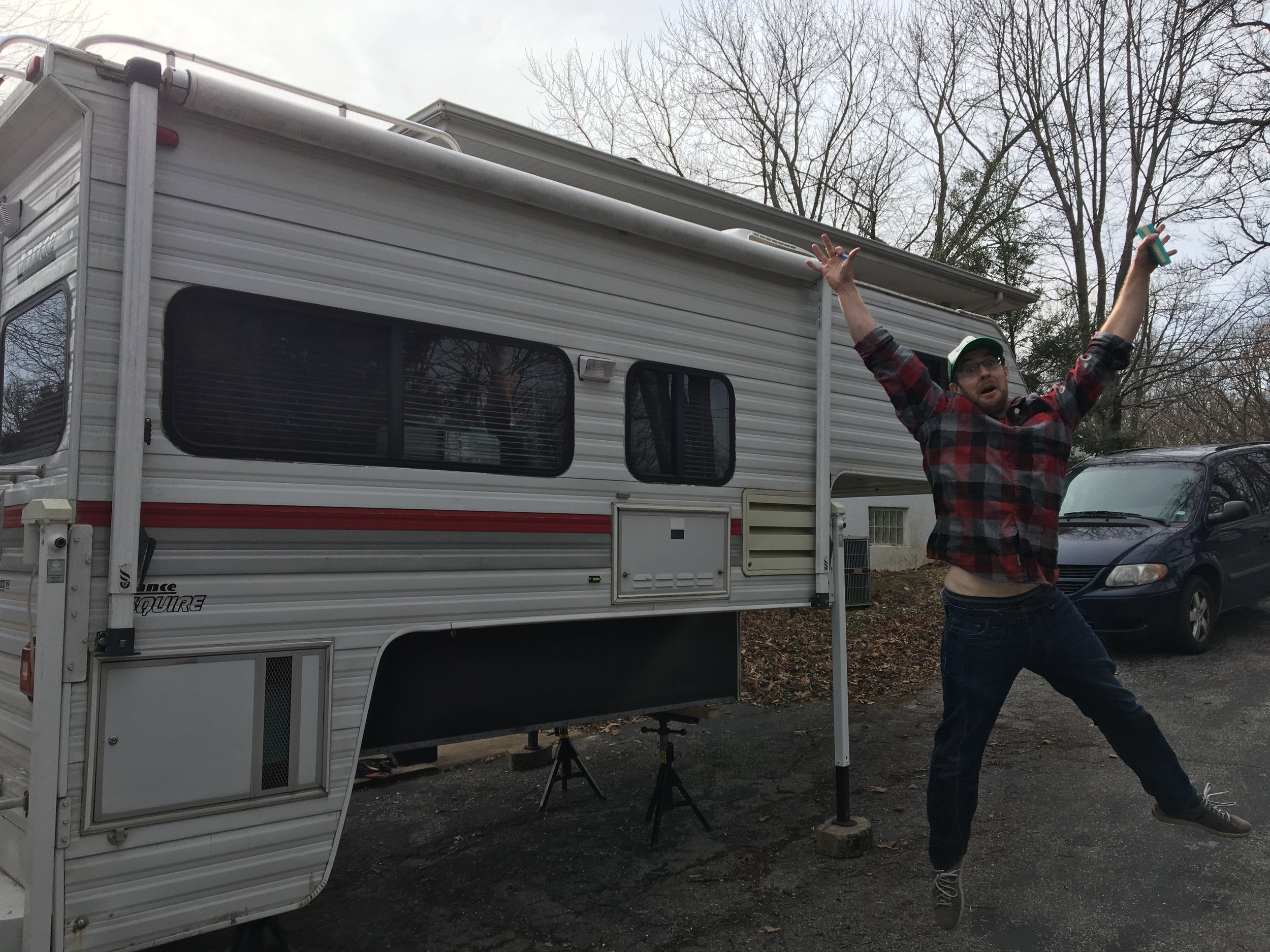 WE HAVE A CAMPER!!!!