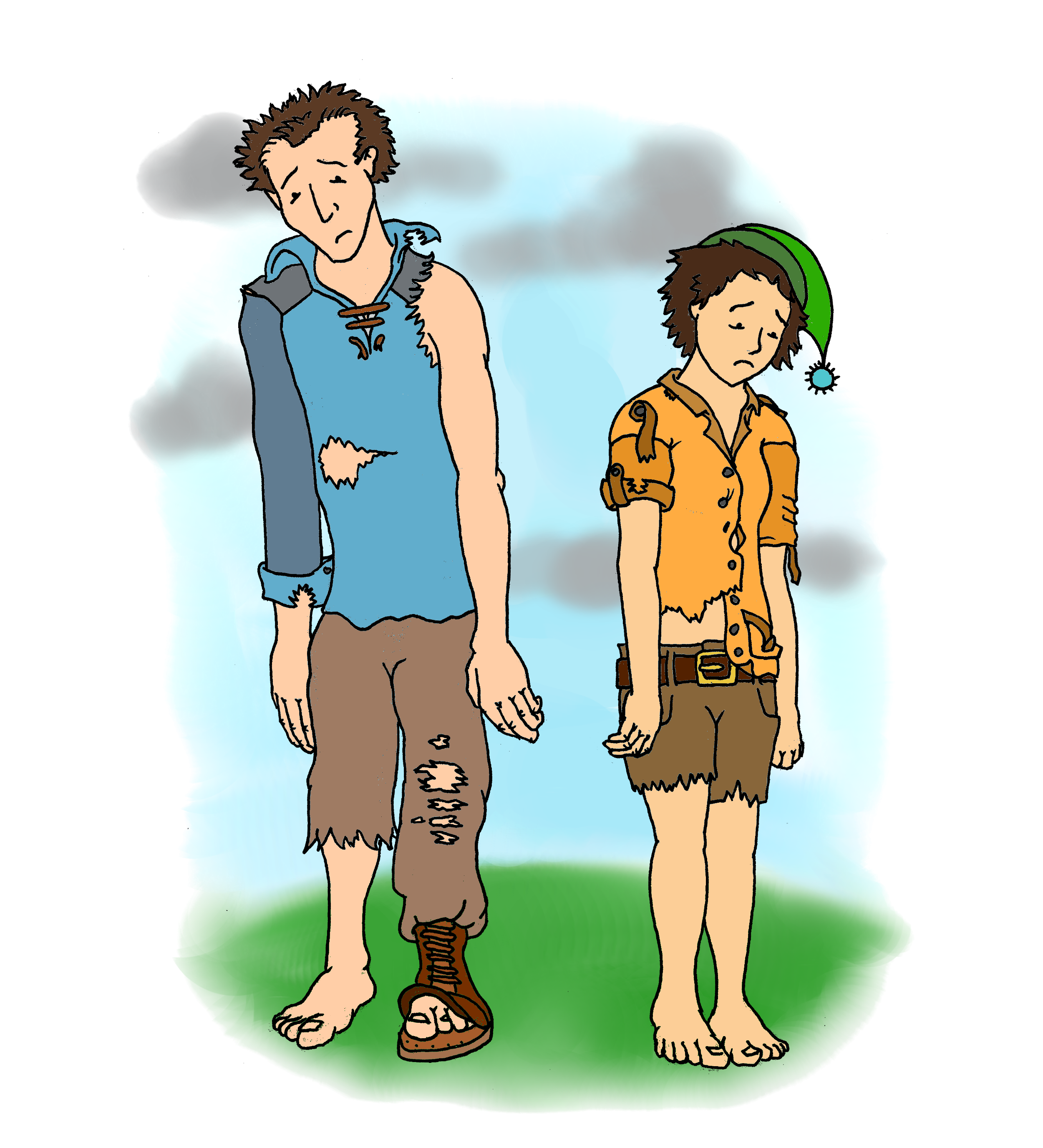 Level 1: Lost Adventurers in Tattered Rags