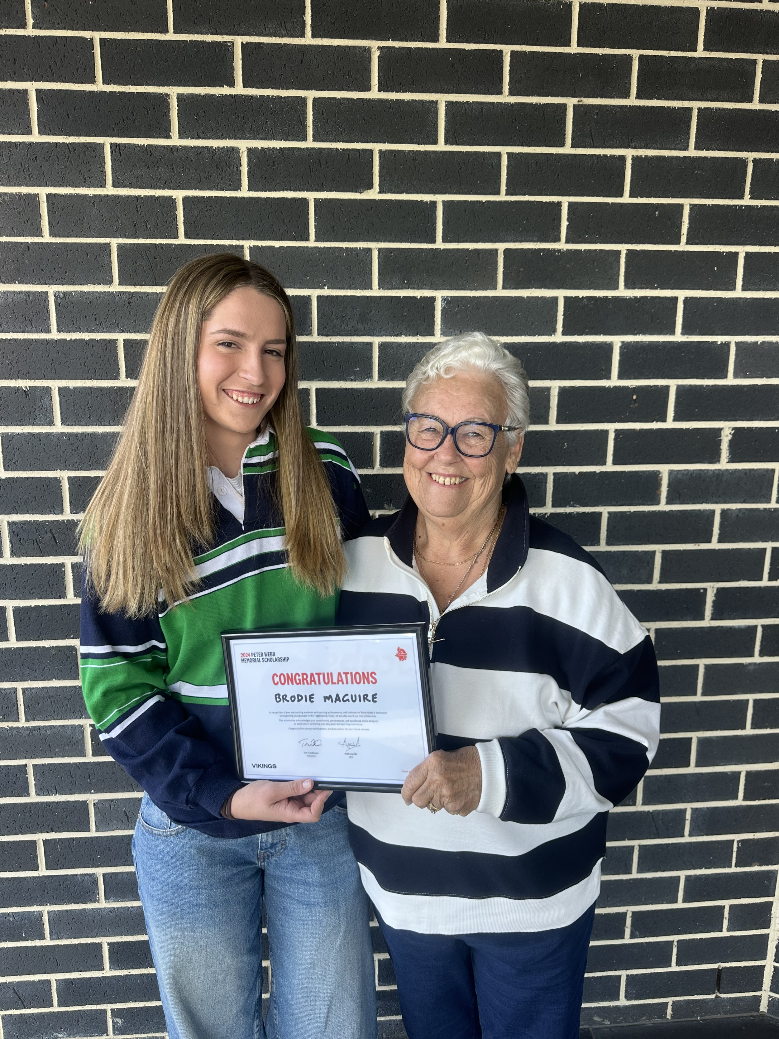 Meet Brodie Maguire - 2024 Recipient of the Peter Webb Memorial Scholarship