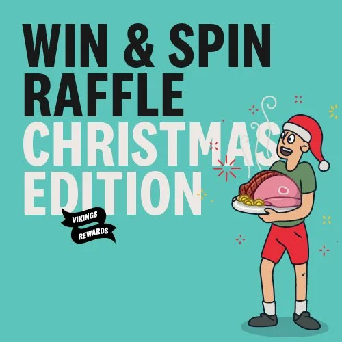 Win &amp; Spin Raffle Christmas Edition
