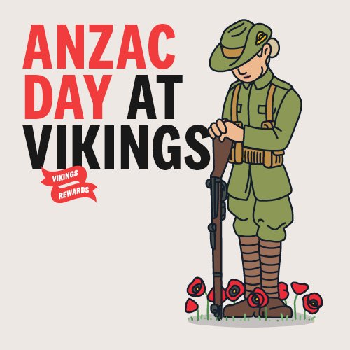 Anzac Day at Vikings