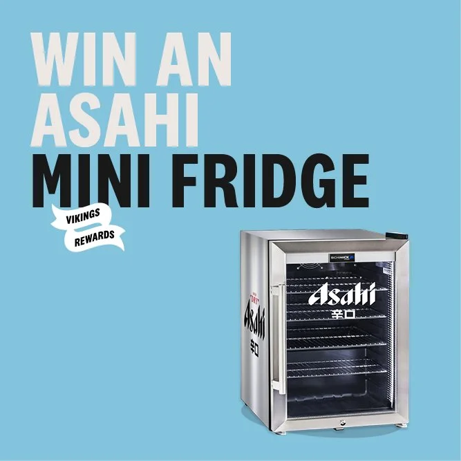 Win an Asahi Bar Fridge