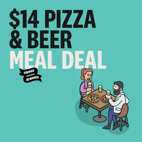 $14 Pizza &amp; Beer Meal Deal