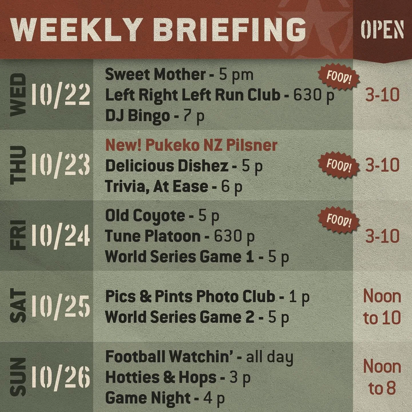 This week is stacked with things to do, beer to drink and food to eat! We’ve got a benefit, some NEW new beer, games, sports, clubs & (as always) fun …
On Wednesday, we’re working with @dearjackfoundation to bring awareness &a