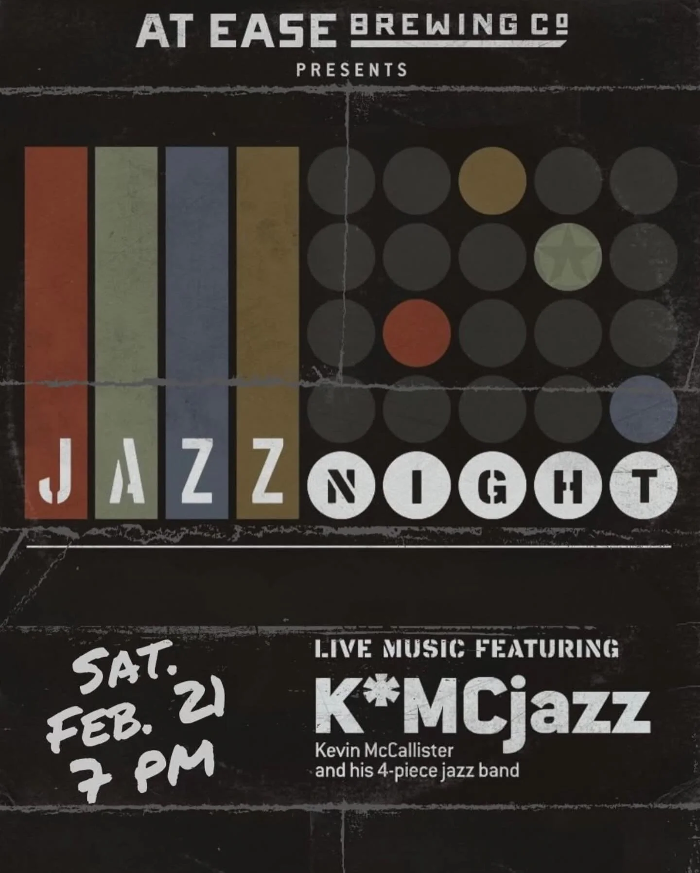 Looking for a way to unwind? Jazz Night is calling, and it happens to be one of our favorite nights here at the brewery! 

We&rsquo;re setting the mood with low lights, live jazz, warm vibes, and cold beer&mdash;turning the taproom into your favorite